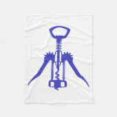 Open flesje fleece deken (Voorkant)