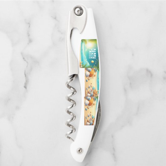 Open flesje kurkentrekker (Voorkant)