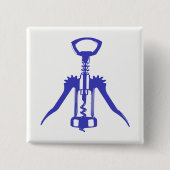 Open flesje vierkante button 5,1 cm (Voorkant)