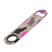 Open flesje voor kleurrijke katten speed flessenopener (Voorkant Gekanteld)