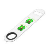 Open flesje voor magische snelheid Leprechaun Speed Flessenopener (Voorkant Gekanteld)