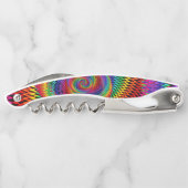 Open flesje voor witte regenboogspiraal kurkentrekker (Achterkant)