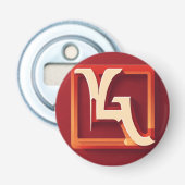 Open flesjes button flesopener (Voorkant)
