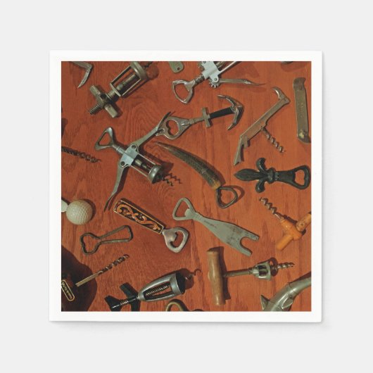 Open flesjes servet (Voorkant)