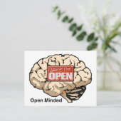 Open gedempt briefkaart (Staand voorkant)