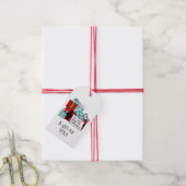 Open geen kerstcadeautjes cadeaulabel (Met Touw)