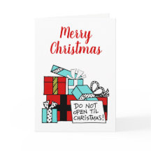 Open geen kerstcadeautjes