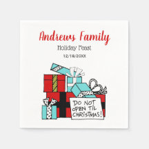 Open geen kerstcadeautjes