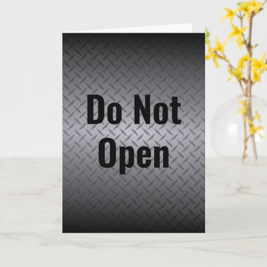 Open geen Wenskaart Kaart (Gele Bloem)