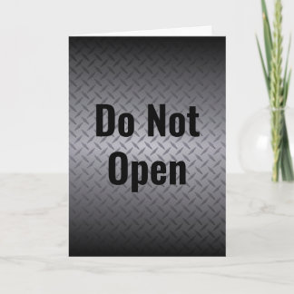 Open geen Wenskaart Kaart