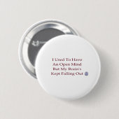 Open geest ronde button 5,7 cm (Voorkant /achterkant)
