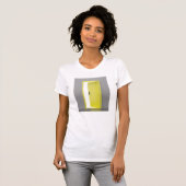 Open gele deur met slim slot t-shirt (Voorkant volledig)