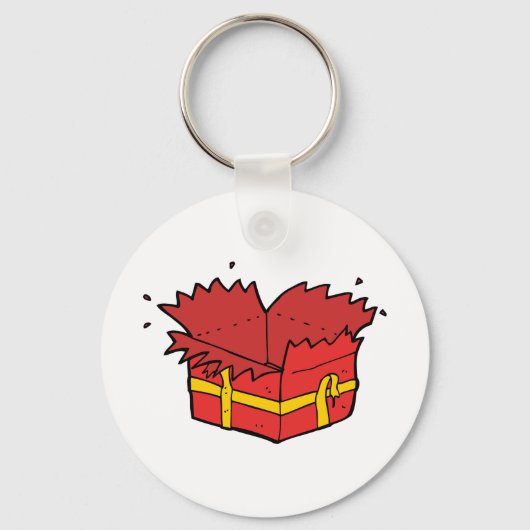 Open Geschenk Sleutelhanger (Achterkant)