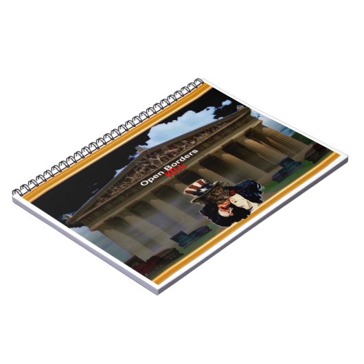 Open grenzen notitieboek (Linkerzijde)