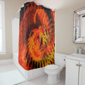 Open haard Plezier....... Douchegordijn (In situ)