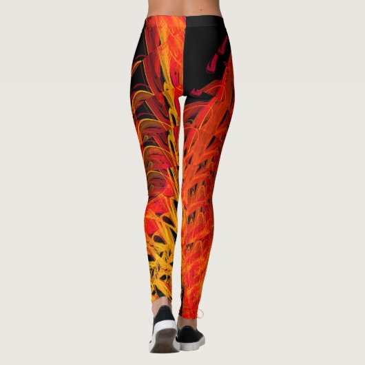 Open haard Plezier....... Leggings (Achterkant)