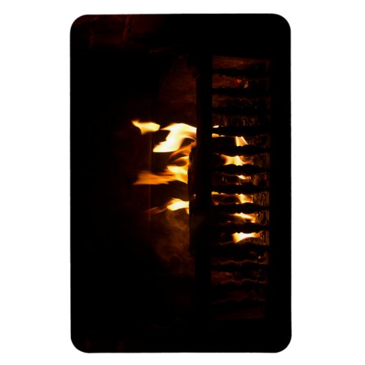 Open haard thuis magneet (Verticaal)