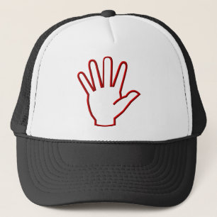 Open hand/hoge vijf/golf trucker pet
