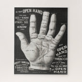  Open Hand Palmistry-afdrukreclame Legpuzzel (Verticaal)