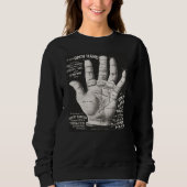 Open Hand Palmistry-afdrukreclame Trui (Voorkant)