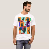 Open hand-symbool t-shirt (Voorkant volledig)