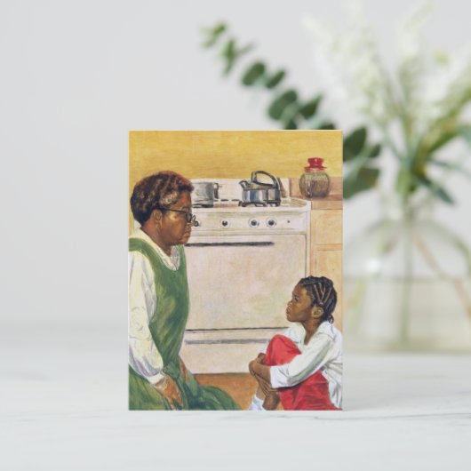 Open hart 1995 briefkaart (Staand voorkant)