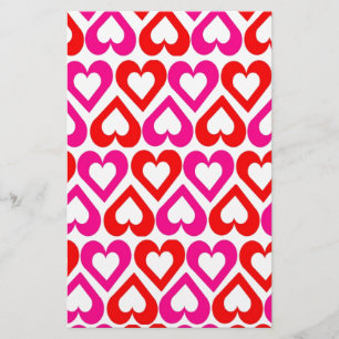 Open hart briefpapier
