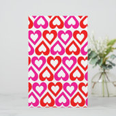 Open hart briefpapier (Staand voorkant)