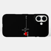 Open hart bypass operatie overlevende hartaanval Case-Mate iPhone case (Achterkant (horizontaal))
