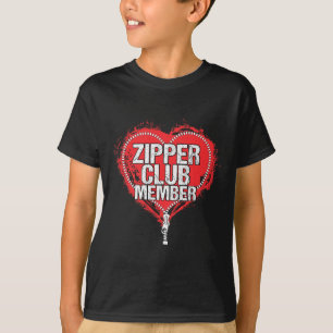Open Hart Chirurgie Humor Rits Club Lid T-shirt GI
