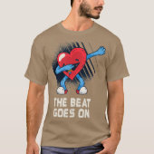 Open hart chirurgie overlevende na aanval geschenk t-shirt (Voorkant)