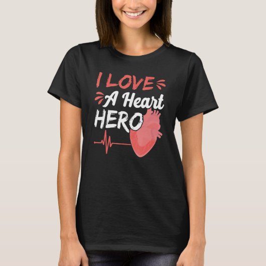 Open Hart Chirurgie Warrior's Family Bypass Heart T-shirt (Voorkant)