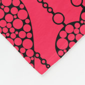 Open hart fleece deken (Hoek)