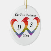 Open hart keramisch ornament (Rechts)