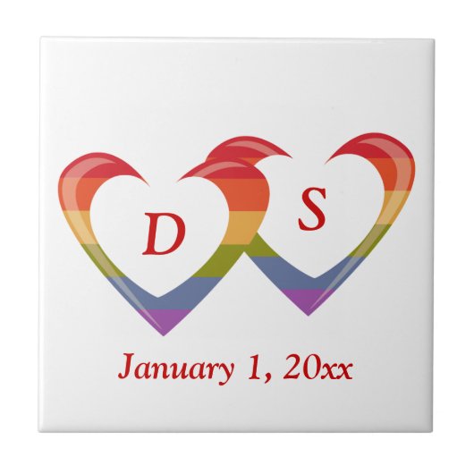 Open hart tegeltje (Voorkant)