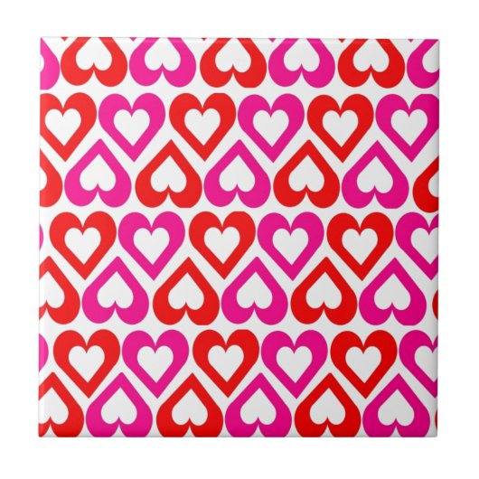 Open hart tegeltje (Voorkant)