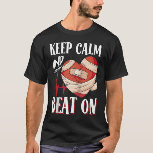 Open hartchirurgie Bypass Awareness Heart Keep Cal T-shirt