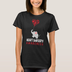 Open hartchirurgie Bypass Awareness Heart Su T-shirt