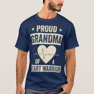Open hartchirurgie CHD Transplant oma van een hea T-shirt