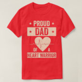 Open hartchirurgie CHD Transplant Pa van een hart  T-shirt (Design voorkant)