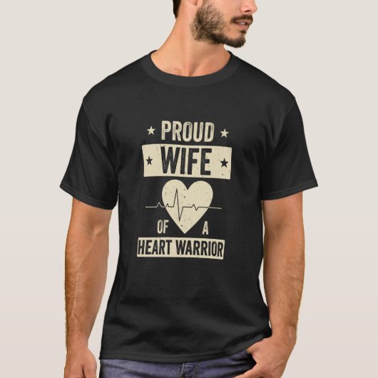 Open hartchirurgie CHD Transplant vrouw van een ha T-shirt (Voorkant)