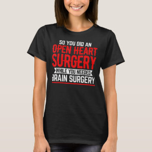 Open hartchirurgie chirurg Hartarts Hartkloppingen T-shirt