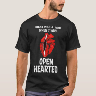 Open hartchirurgie en bypass hartchirurgie t-shirt