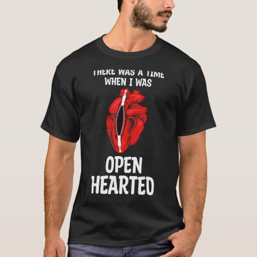 Open hartchirurgie en bypass hartchirurgie t-shirt (Voorkant)