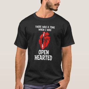 Open hartchirurgie en bypass hartchirurgie t-shirt