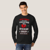 Open hartchirurgie Hartslag Bypass T-shirt (Voorkant volledig)