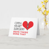 Open hartchirurgie heeft dat gedaan kaart (Gele Bloem)