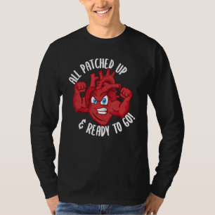 Open hartchirurgie herstel na bypass ontwenningsku t-shirt