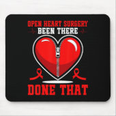 Open hartchirurgie Patiënten hartziekte Awarenes Muismat (Voorkant)