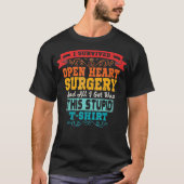 Open hartchirurgie Shirt Survivor Post Attack Reco (Voorkant)
